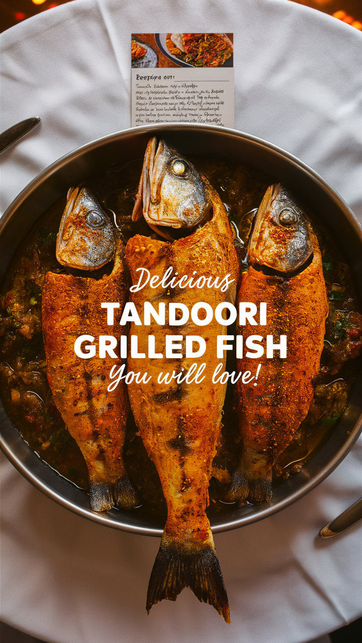 Grilled fish recipes, Best tandoori fish, Tandoori seafood dish, Indian fish BBQ, Spicy grilled fish