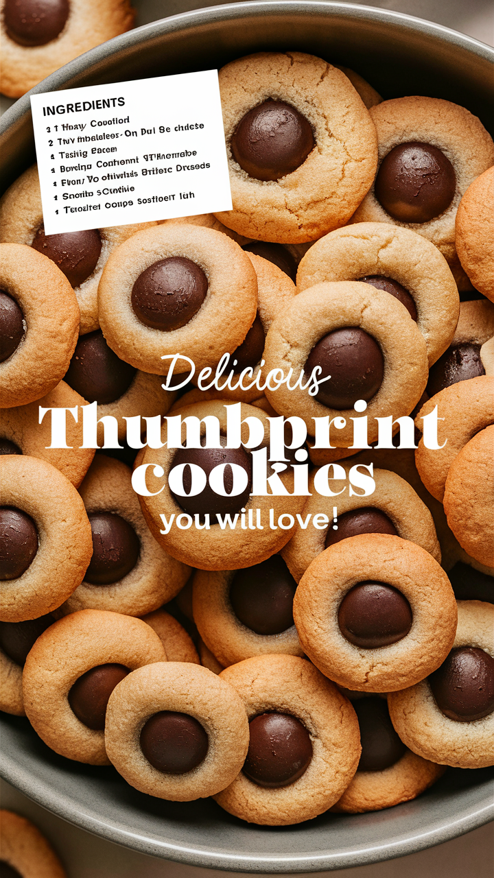Thumbprint cookie recipe, Best thumbprint cookies, Homemade thumbprint cookies, Easy thumbprint cookie, Thumbprint cookie variations