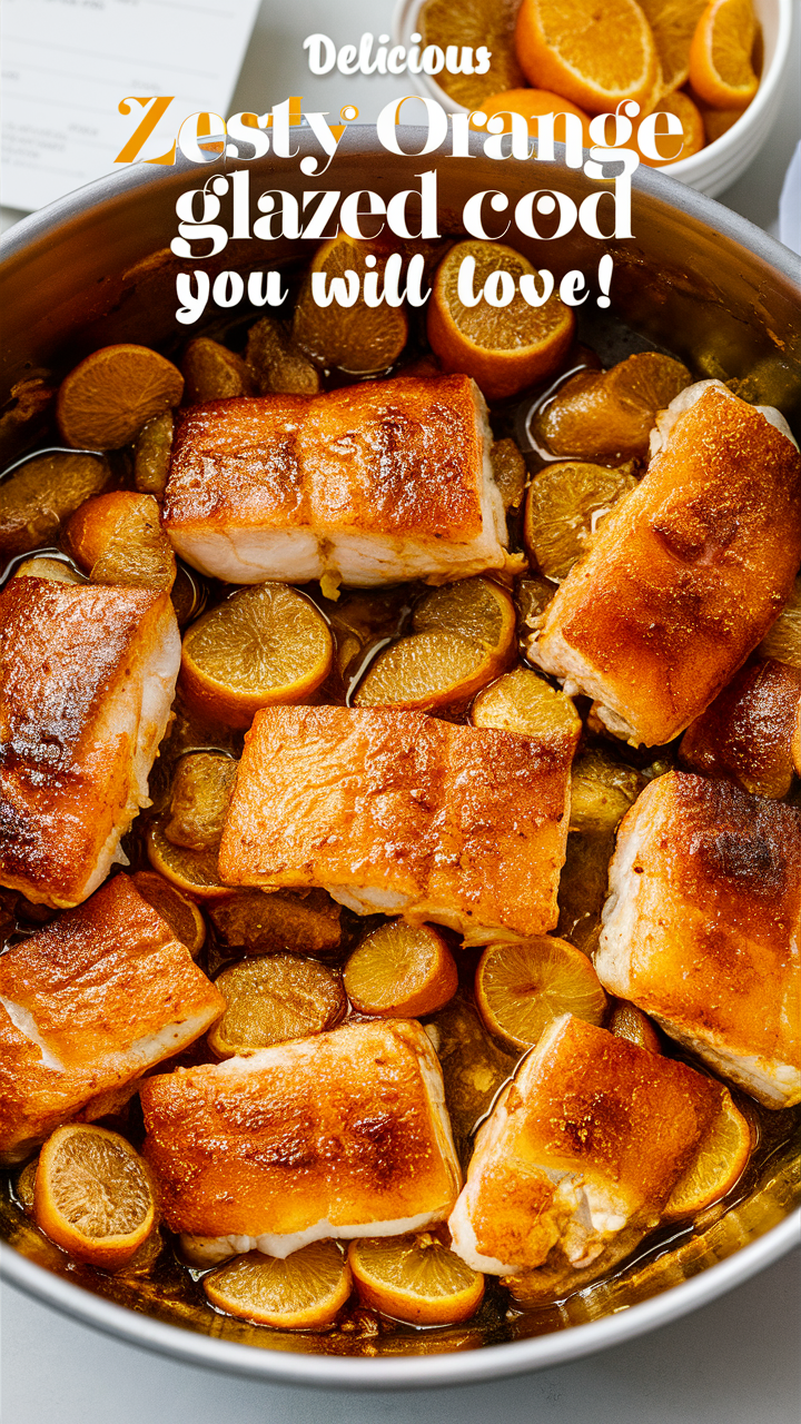 Orange Cod Zesty Orange Glazed Cod | Nutrify Recipe App