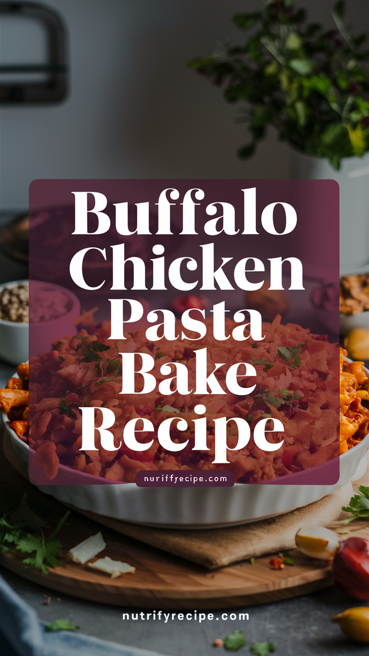 Buffalo chicken pasta bake, Chicken pasta casserole, Spicy chicken bake, Baked buffalo chicken, Cheesy buffalo pasta