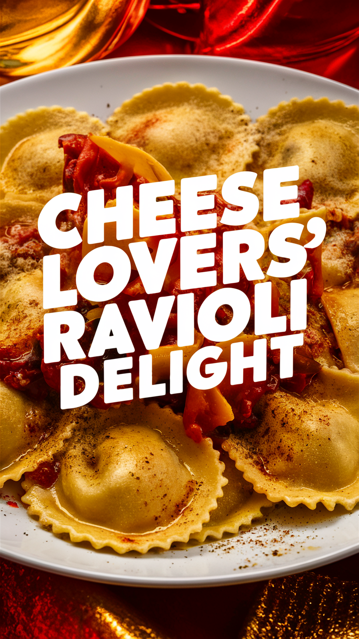 Cheese ravioli, gourmet pasta, Italian cuisine, artisanal cheese, stuffed pasta