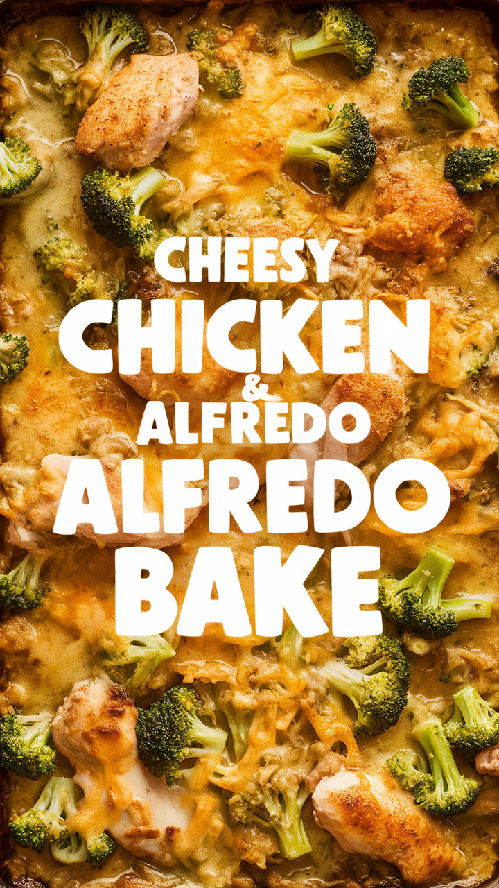 Chicken Alfredo Bake, Cheesy Chicken, Broccoli Alfredo, Baked Chicken Alfredo, Cheesy Chicken Bake