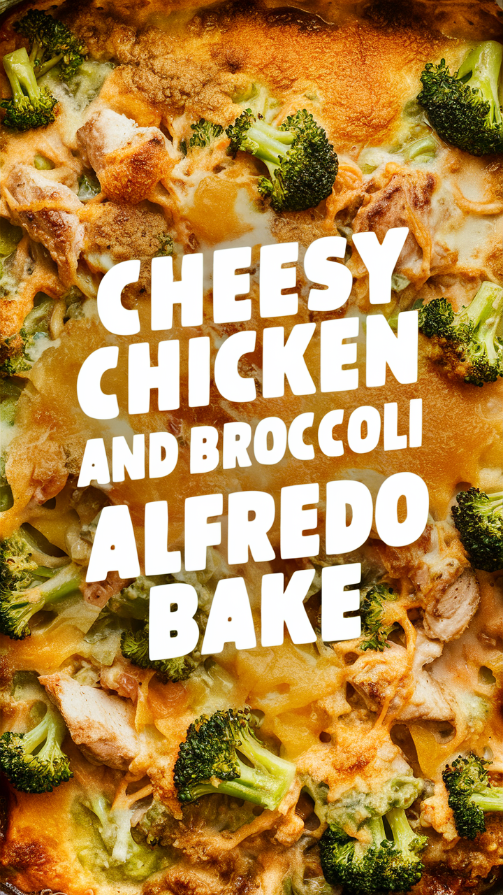 Chicken Alfredo Bake, Cheesy Chicken, Broccoli Alfredo, Baked Chicken Alfredo, Cheesy Chicken Bake