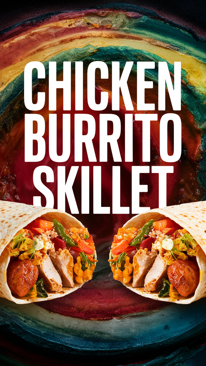 Chicken burrito skillet, Mexican burrito recipe, Easy burrito skillet, Homemade burrito skillet, Delicious burrito skillet