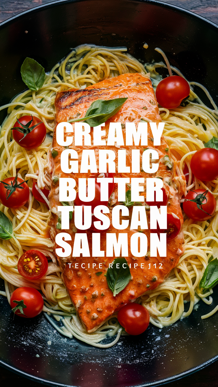 Creamy garlic butter Tuscan salmon, Tuscan salmon recipe, Salmon with garlic butter, Creamy garlic salmon, Tuscan salmon with cream sauce