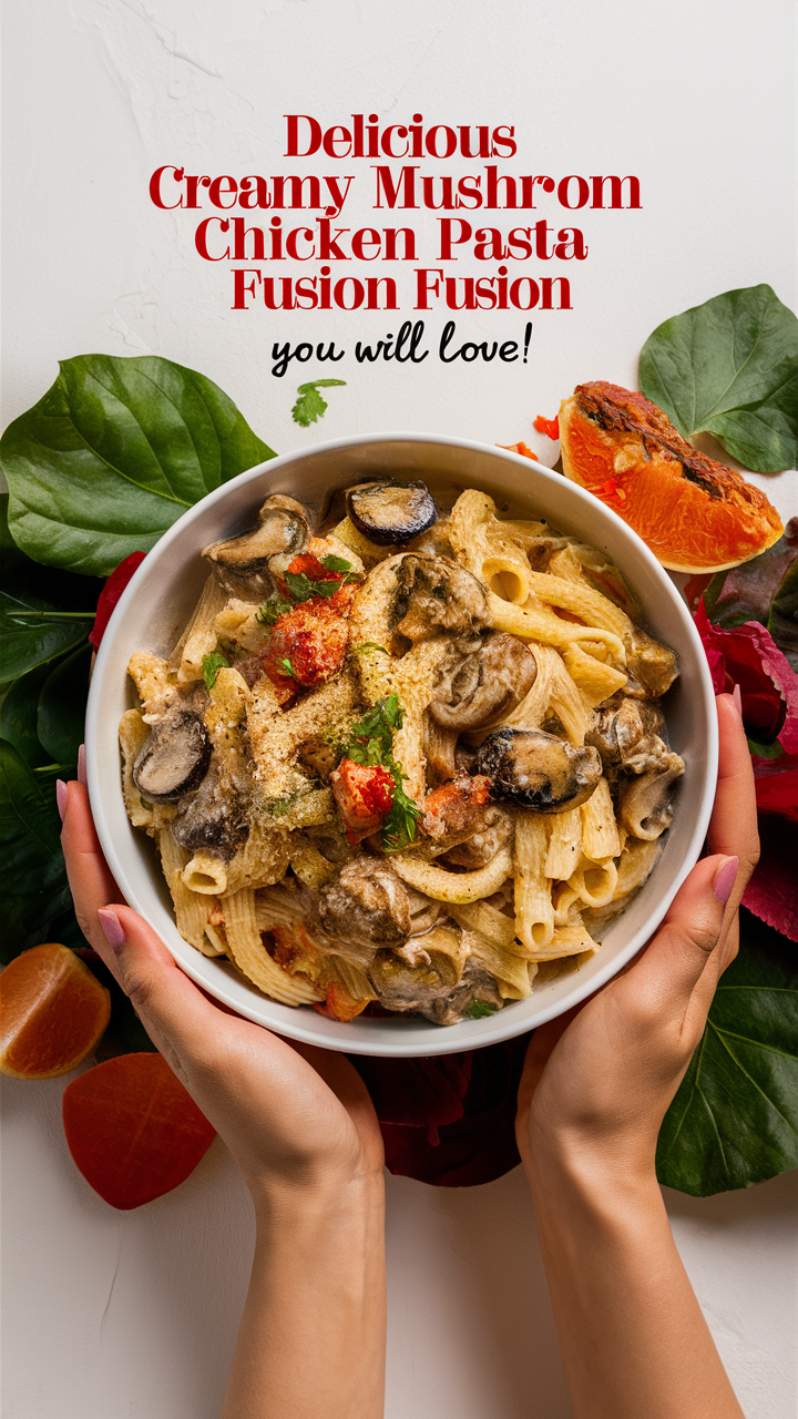 Creamy mushroom pasta, Chicken pasta recipes, Creamy mushroom sauce, Mushroom chicken recipes, Pasta with mushroom sauce