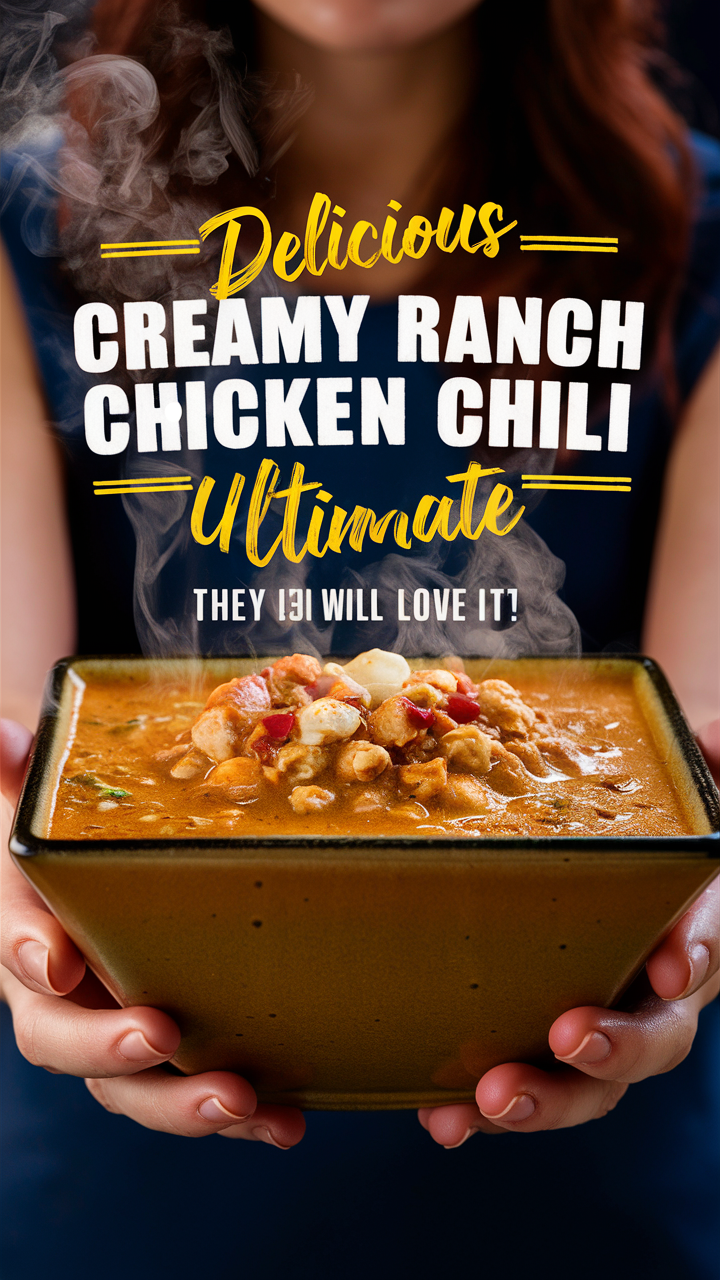 Creamy Ranch Chicken Chili, Chicken Ranch Chili, Creamy Chicken Chili, Ranch Chicken Dish, Creamy Chili Recipe