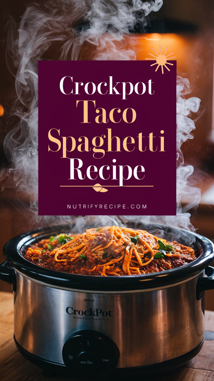 Crockpot taco spaghetti, slow cooker taco pasta, Mexican crockpot spaghetti, taco-inspired pasta, easy crockpot taco recipe