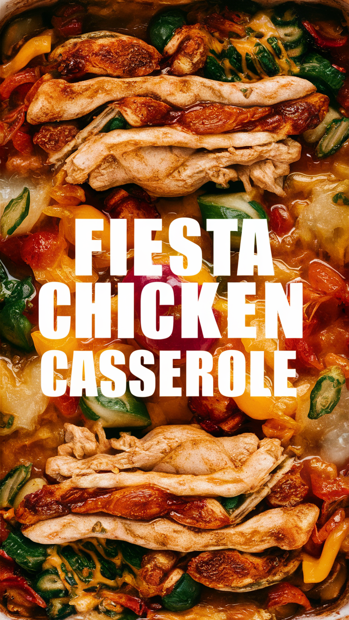 Fiesta chicken casserole, Mexican chicken casserole, Cheesy chicken casserole, Spicy chicken casserole, Baked chicken casserole