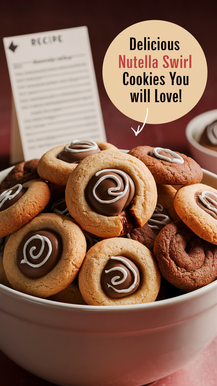 Nutella cookie recipe, Nutella cookie dough, Nutella swirl dessert, Nutella cookie bars, Nutella cookie sandwich