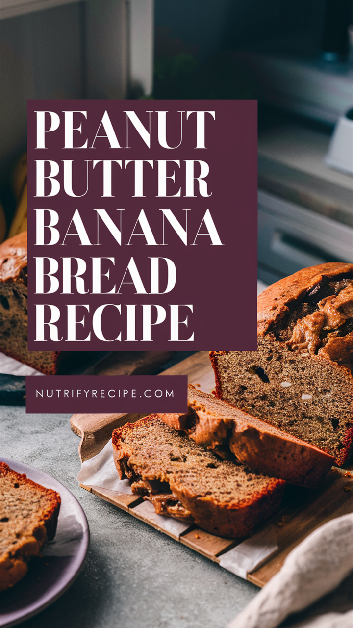 Peanut butter banana bread, best banana bread recipe, homemade banana bread, easy banana bread recipe, healthy banana bread