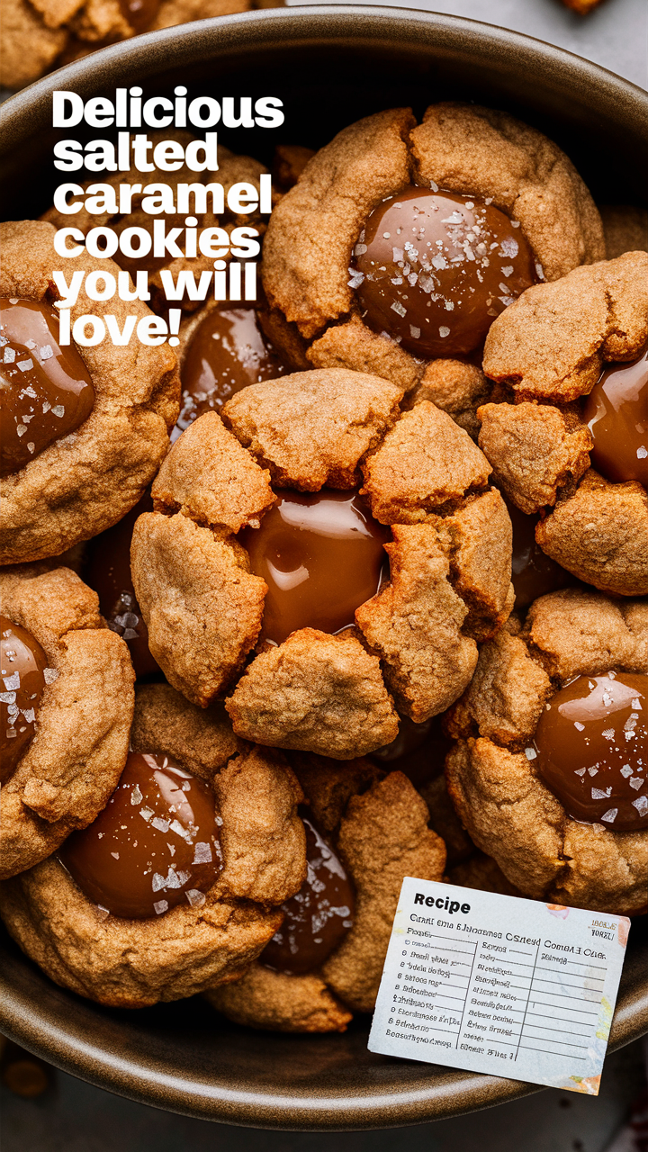 Salted caramel cookie recipe, Salted caramel cookie bars, Salted caramel cookies with sea salt, Homemade salted caramel cookies, Salted caramel chocolate chip cookies