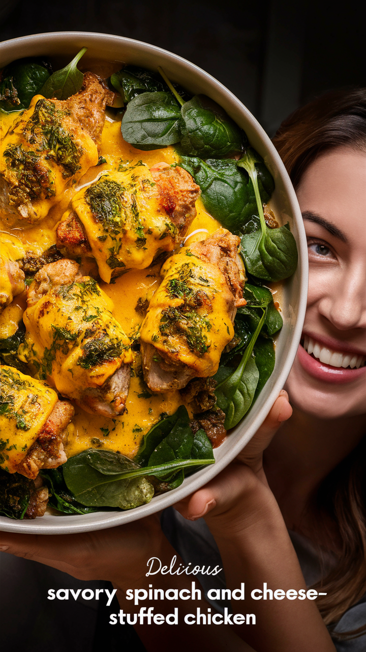 Spinach and Cheese Stuffed Chicken, Cheese Stuffed Chicken Breast, Spinach Cheese Stuffed Chicken, Stuffed Chicken Breast Recipe, Spinach Stuffed Chicken Breast