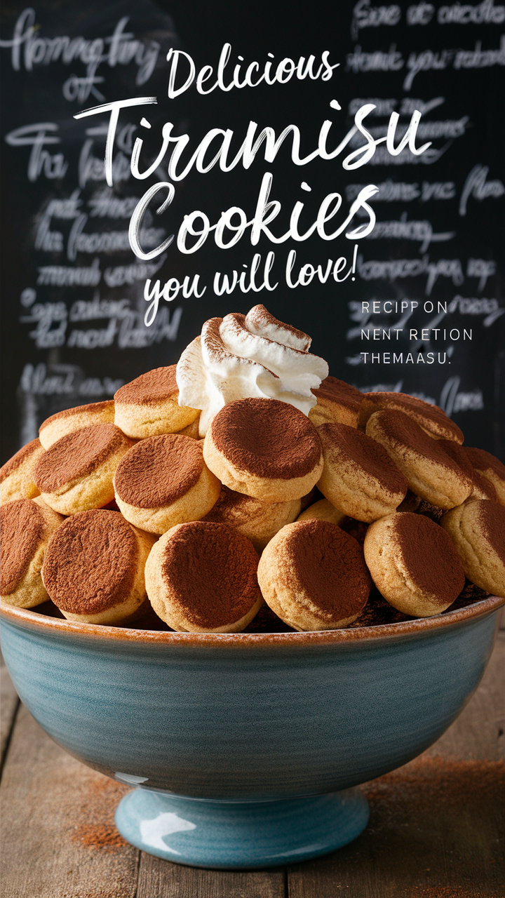 delicious tiramisu cookies, gourmet tiramisu treats, decadent Italian dessert, homemade dessert recipe, luxurious dessert option