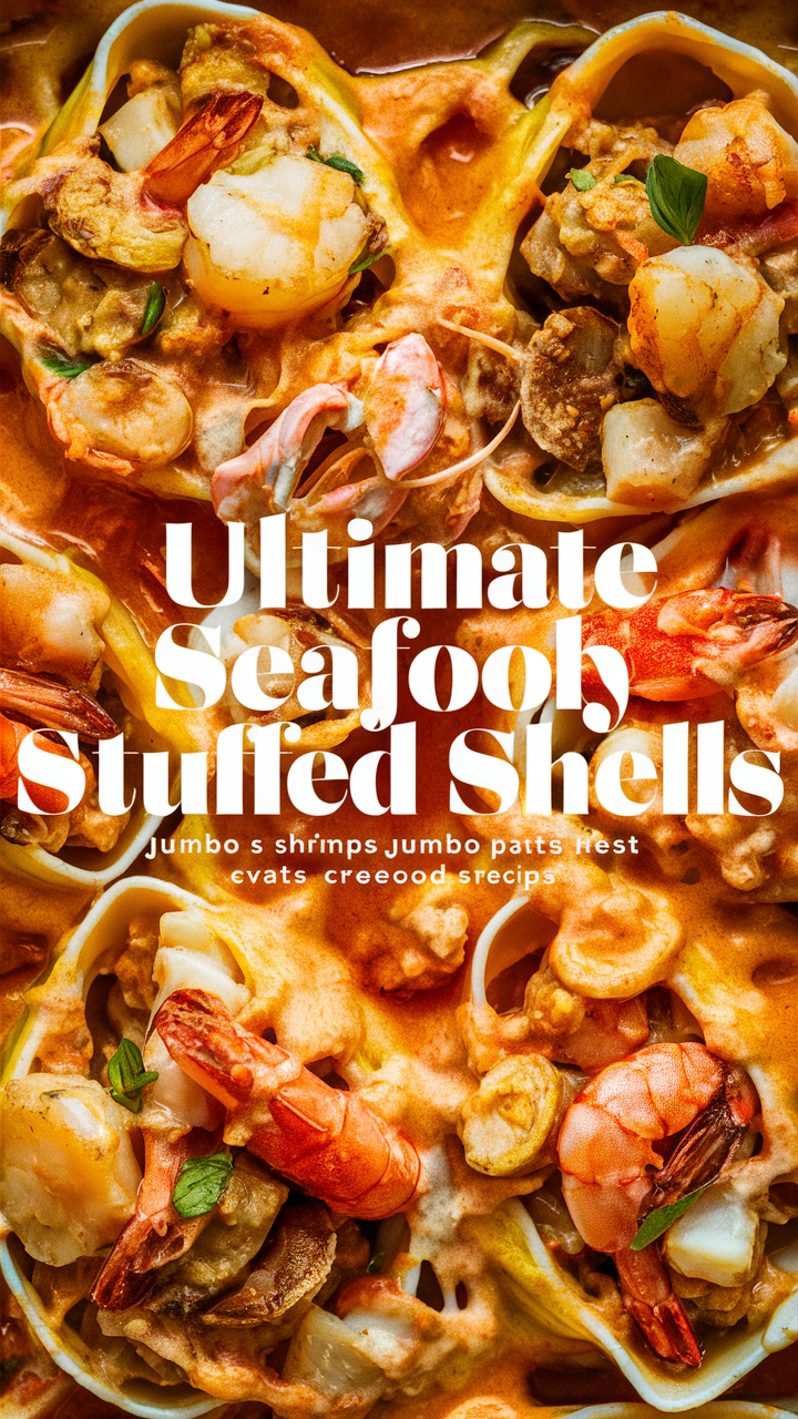 Seafood pasta, Lobster stuffed shells, Seafood recipes, Stuffed pasta shells, Crab stuffed shells