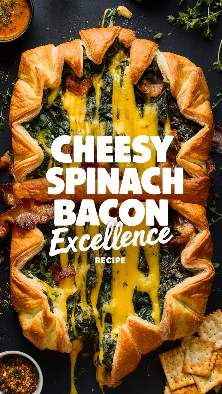 Spinach and bacon recipe, Cheese and spinach dishes, Gourmet spinach bacon recipes, Bacon spinach appetizer, Cheesy bacon spinach casserole