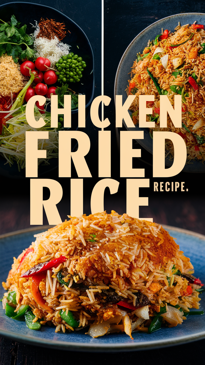 Chicken stir fry recipe, Asian fried rice, Quick fried rice, Homemade fried rice, Easy fried rice