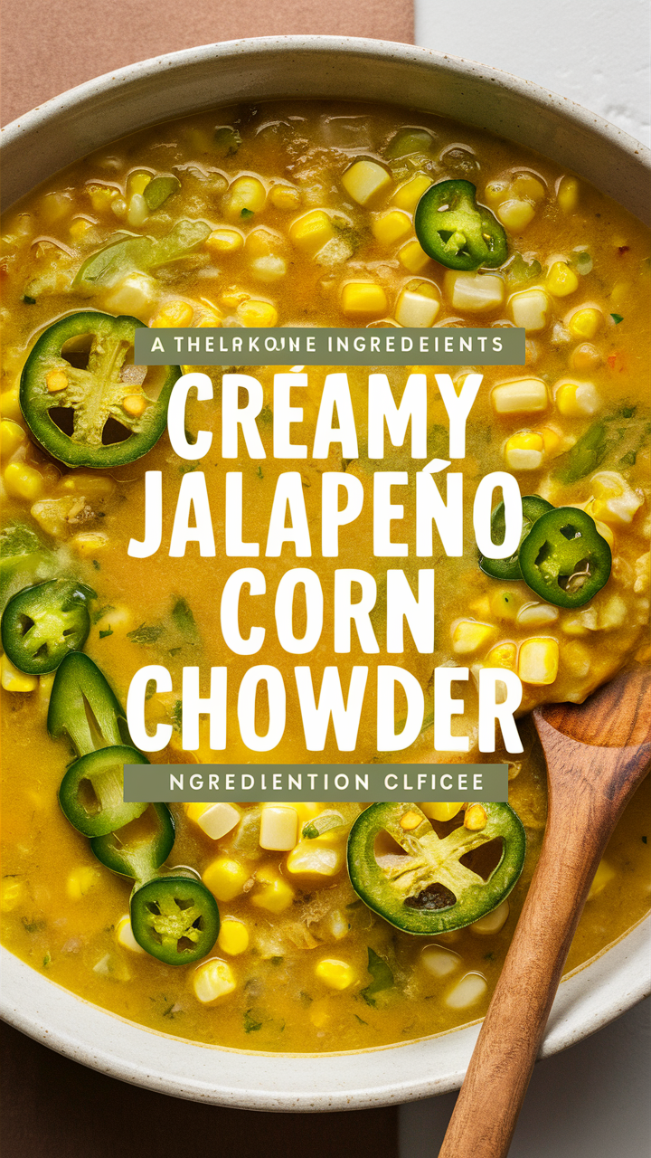 Jalapeño recipes, Corn chowder, Creamy soup, Spicy soup, Homemade chowder