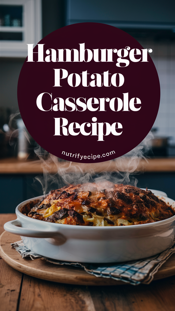 Hamburger casserole dish, Beef and potato casserole, Homemade hamburger bake, Easy casserole recipe, Ground beef and potato dish