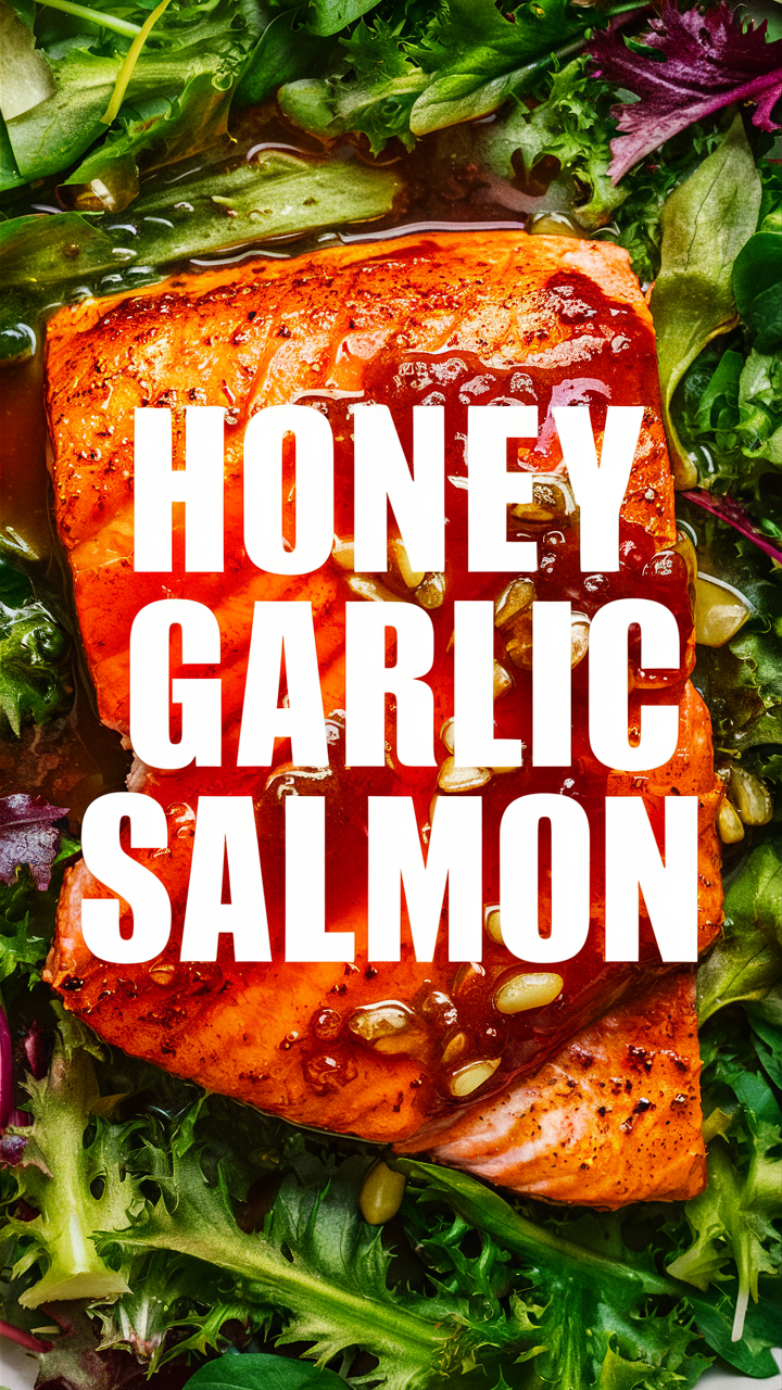 Honey garlic salmon, Easy salmon recipe, Baked salmon with honey garlic glaze, Delicious honey garlic salmon, Home-cooked honey garlic salmon
