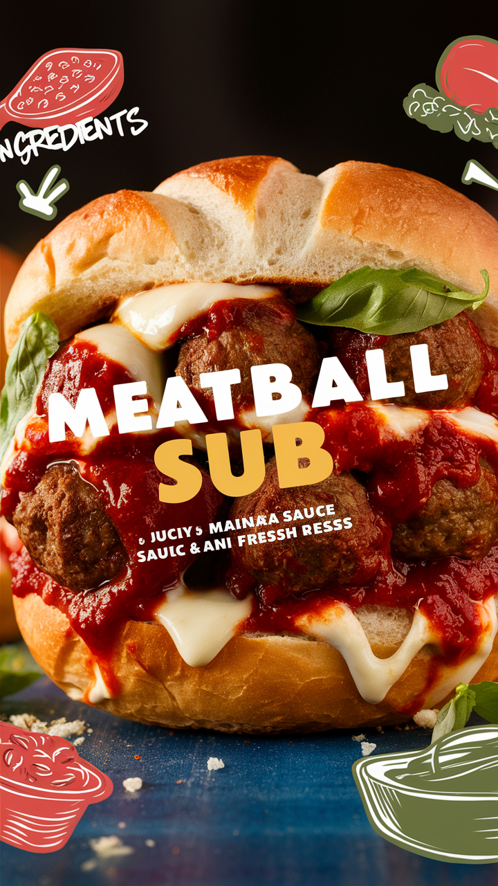 Meatball sub sandwich, Meatball sub recipe, Best meatball sub, Homemade meatball sub, Meatball sub toppings