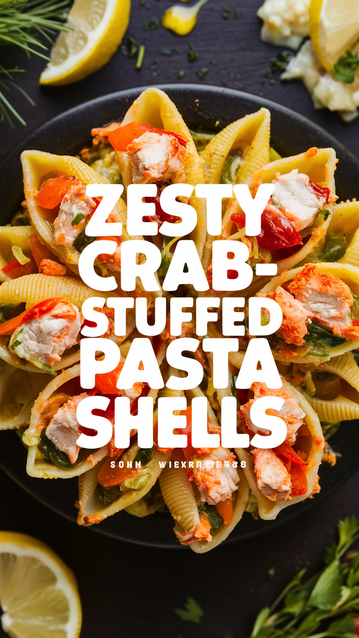 Crab Pasta Recipe, 
Seafood Stuffed Shells, 
Crab and Cheese Pasta Shells, 
Gourmet Stuffed Shells, 
Delicious Seafood Pasta
