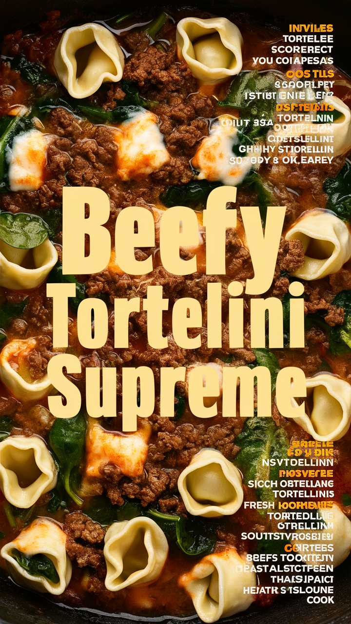 Beef Tortellini, Supreme Tortellini, Delicious Tortellini, Gourmet Tortellini, Savory Tortellini