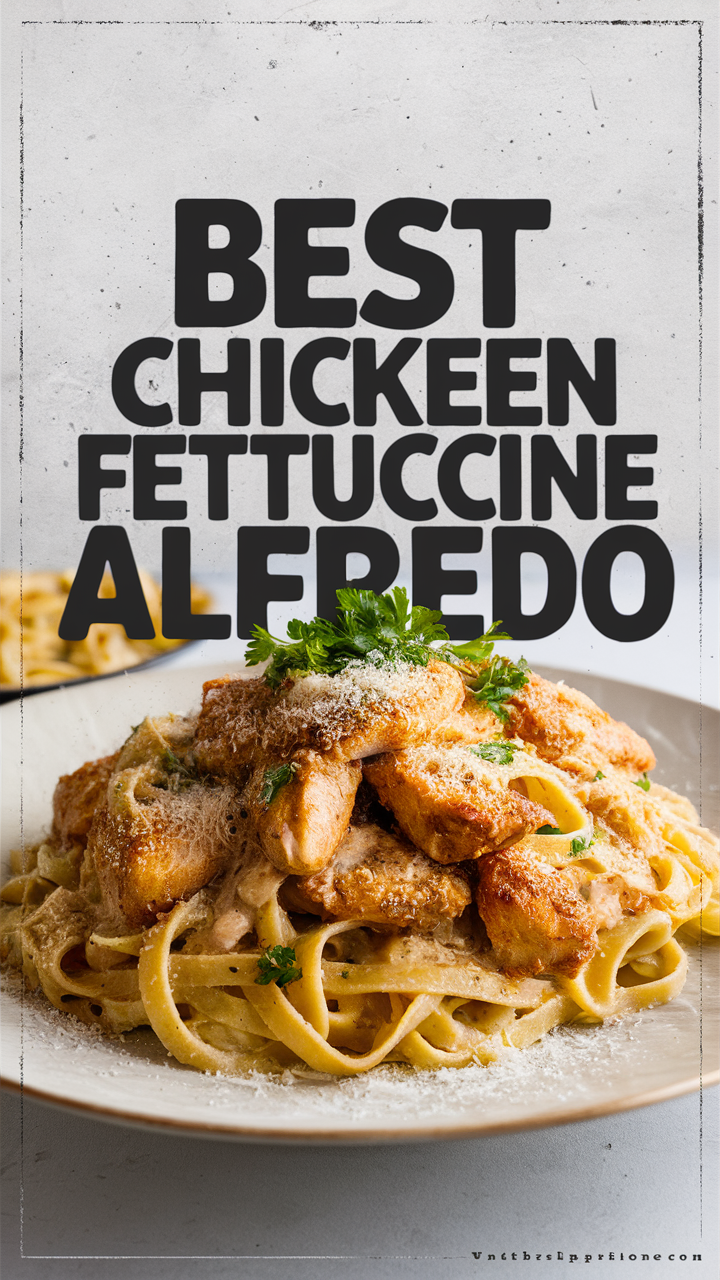 Chicken Alfredo recipe, Fettuccine Alfredo, Chicken Fettuccine, Alfredo sauce, Creamy Alfredo