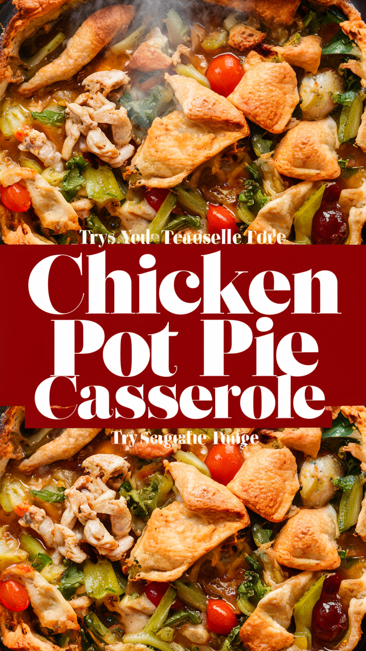 Chicken casserole recipe, Easy chicken pie recipe, Homemade pot pie, Best pot pie recipe, Creamy chicken casserole