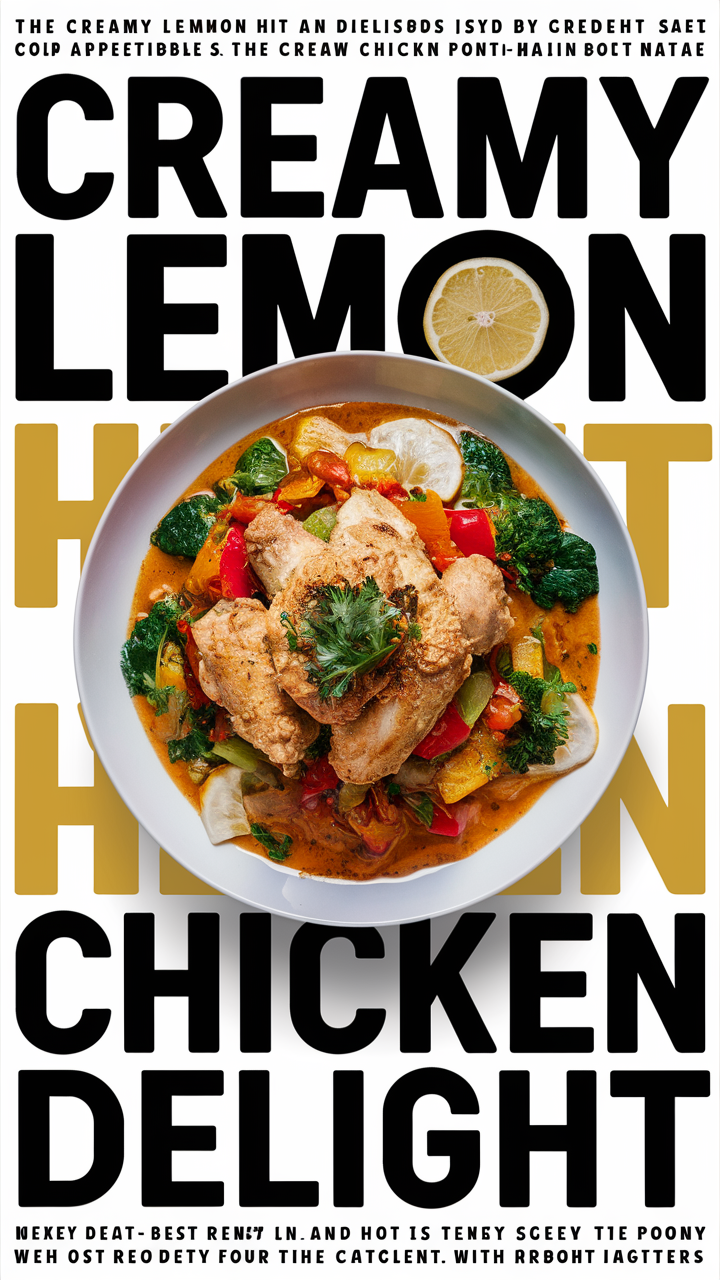 lemon chicken recipe, creamy chicken dish, hot chicken recipe, savory chicken dish, comfort food recipe