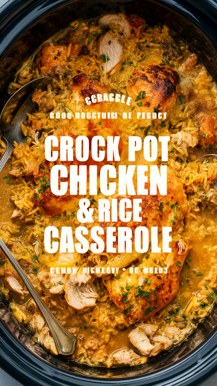 Crock Pot Chicken Rice Casserole, Slow Cooker Chicken Rice Casserole, Easy Chicken Rice Casserole, Homemade Chicken Rice Casserole, Delicious Chicken Rice Casserole