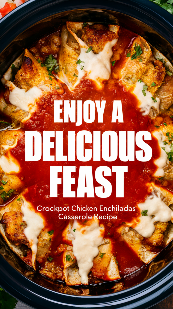 Chicken Enchiladas Recipe, Slow Cooker Enchiladas, Mexican Chicken Casserole, Easy Enchilada Casserole, Crockpot Mexican Chicken