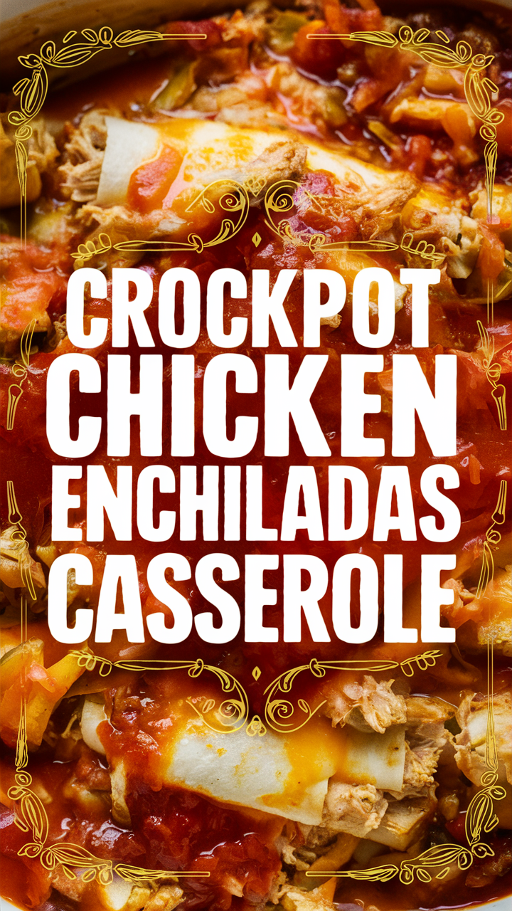 Chicken Enchiladas Recipe, Slow Cooker Enchiladas, Mexican Chicken Casserole, Easy Enchilada Casserole, Crockpot Mexican Chicken