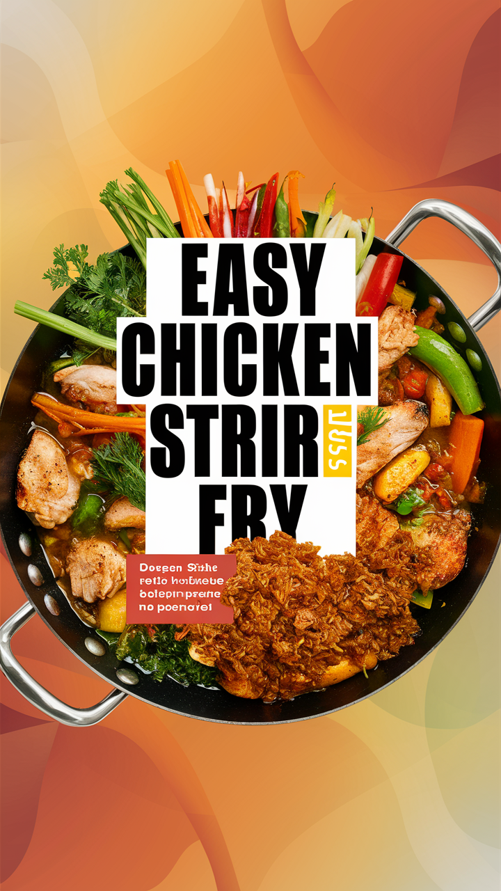 Chicken stir fry recipe, Quick stir fry, Healthy stir fry, Asian stir fry, Delicious stir fry