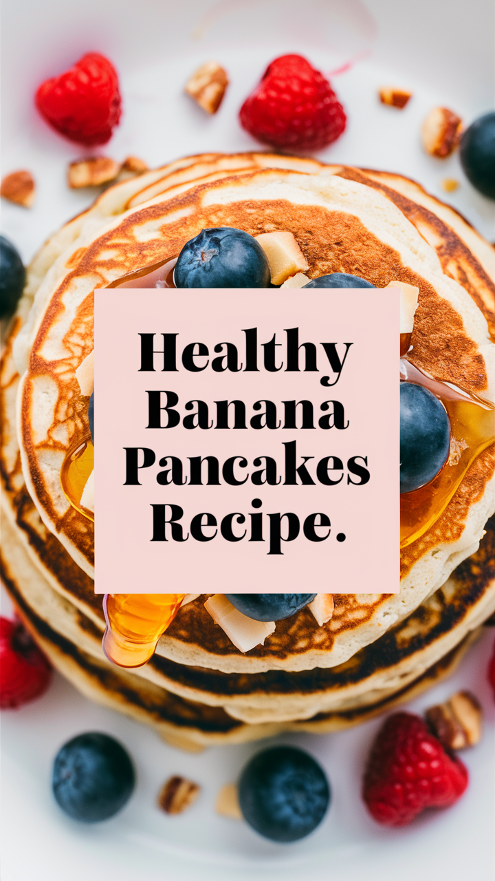 healthy breakfast recipes, easy pancake recipe, banana recipes, gluten-free pancakes, homemade breakfast ideas