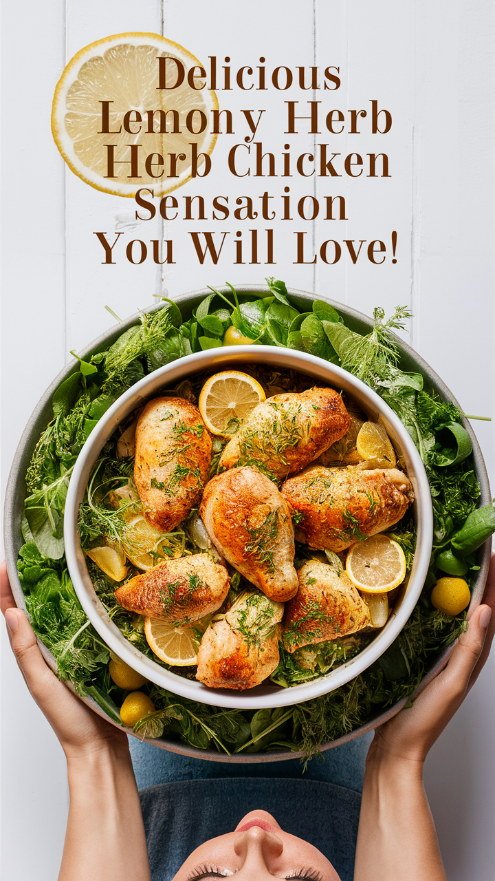 Lemon Herb Chicken, Best Chicken Recipe, Lemon Chicken Marinade, Easy Chicken Dinner, Delicious Chicken Dish
