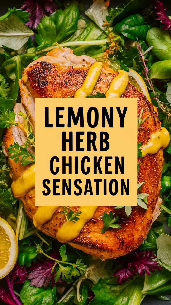 Lemon Herb Chicken, Best Chicken Recipe, Lemon Chicken Marinade, Easy Chicken Dinner, Delicious Chicken Dish