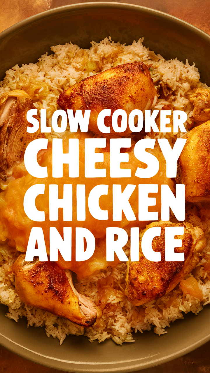 Slow Cooker Chicken Recipes, Crockpot Chicken Dinner Ideas, Cheese Chicken Casserole, Creamy Chicken and Rice, Cheesy Chicken Casserole