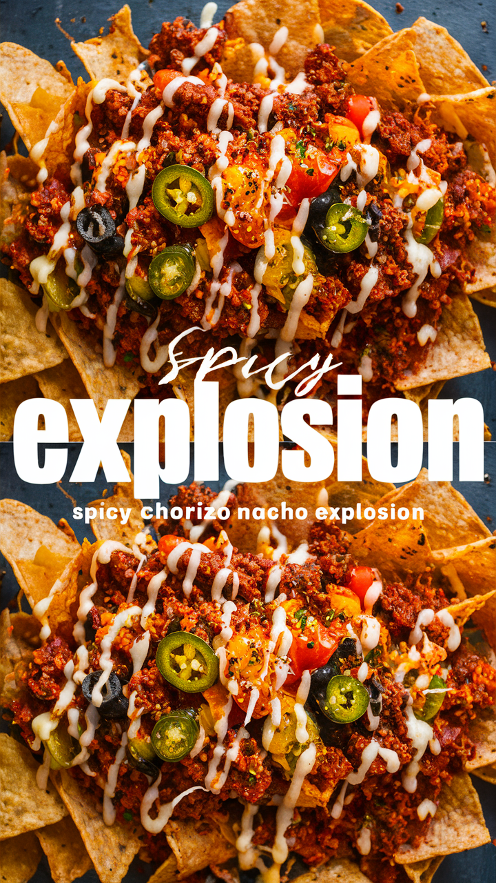 Spicy nacho recipes, Chorizo nachos, Gourmet nacho toppings, Nacho fusion recipes, Fiery nacho combinations