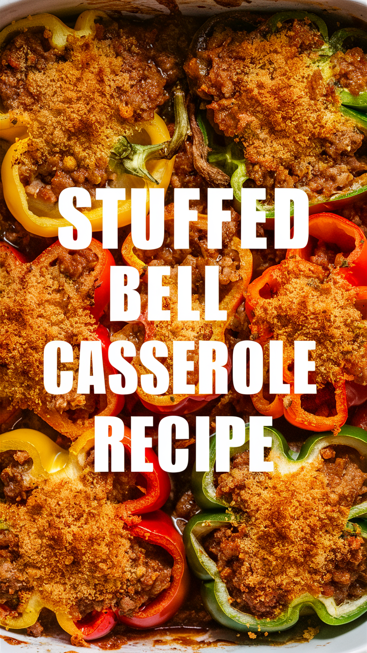 Stuffed bell pepper casserole, best stuffed bell pepper casserole, easy stuffed bell pepper casserole, delicious stuffed bell pepper casserole, savory stuffed bell pepper casserole