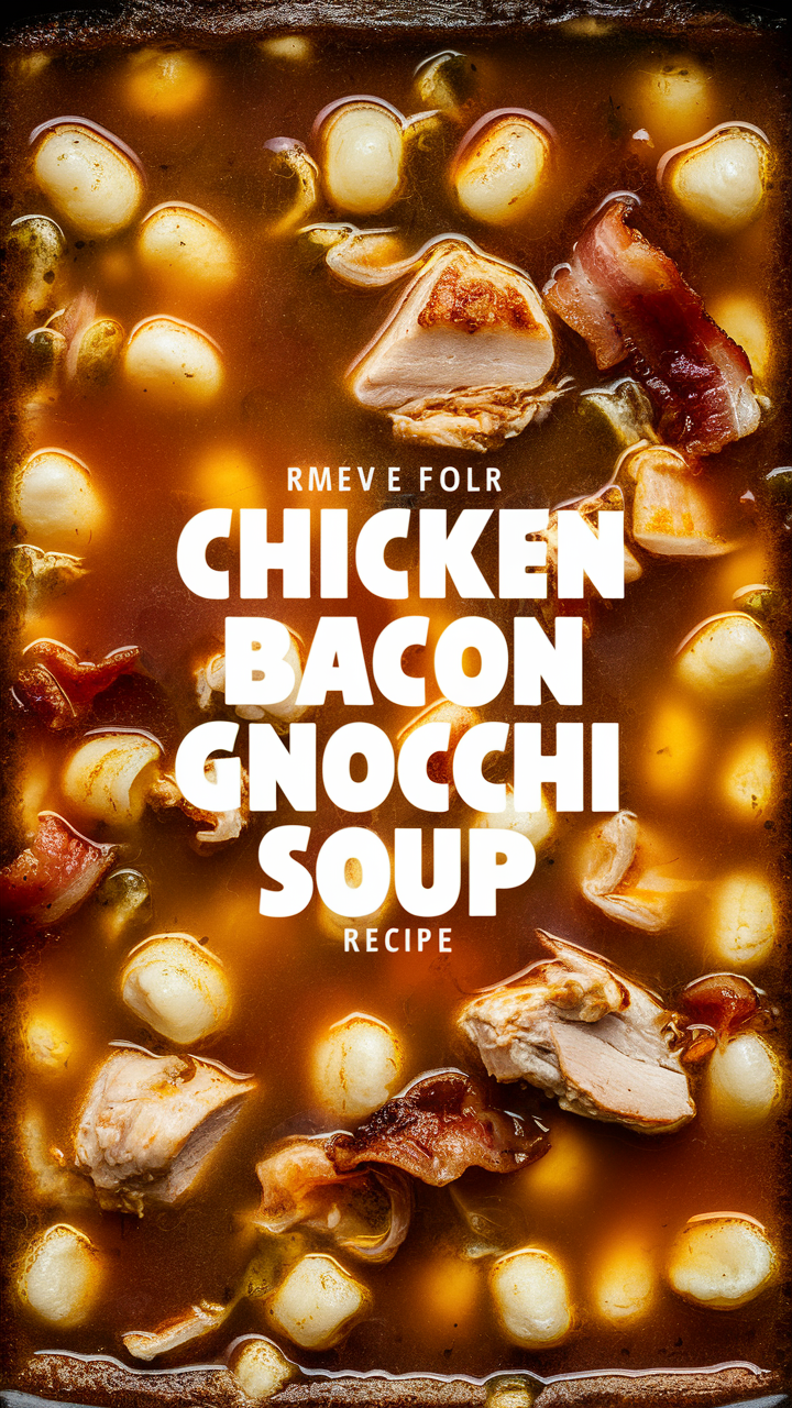 Chicken soup recipe, Gnocchi soup, Bacon and chicken soup, Delicious soup recipe, Creamy potato soup