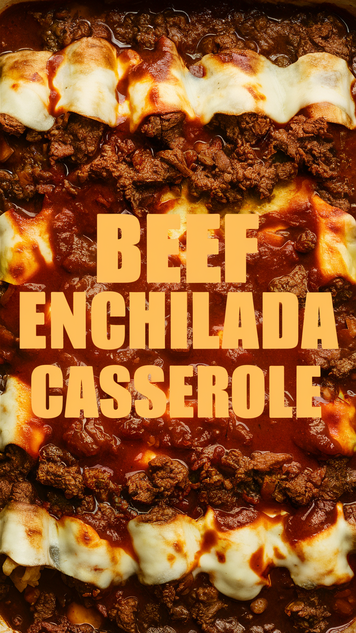 Beef Enchilada Casserole, Easy Enchilada Recipe, Mexican Enchiladas, Cheesy Enchilada Bake, Beef Enchilada Casserole Recipe
