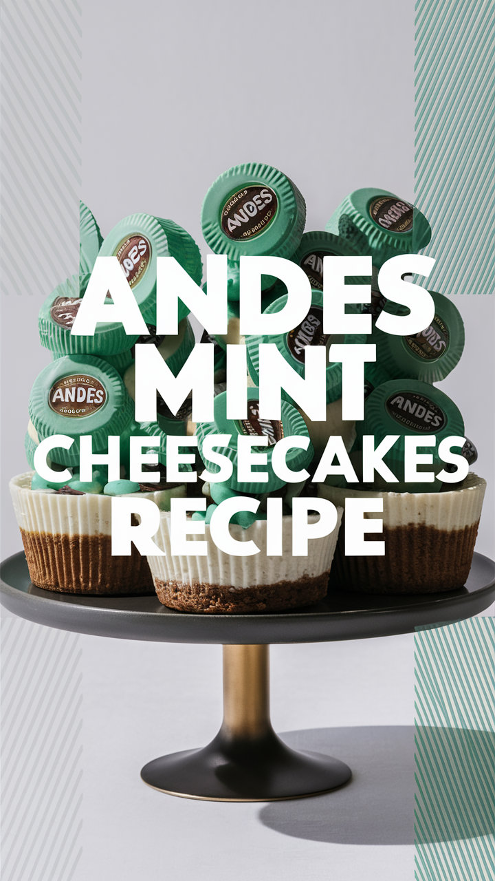Andes mint cheesecake, mint chocolate cheesecake, no bake mint cheesecake, mini mint cheesecakes, easy mint cheesecake