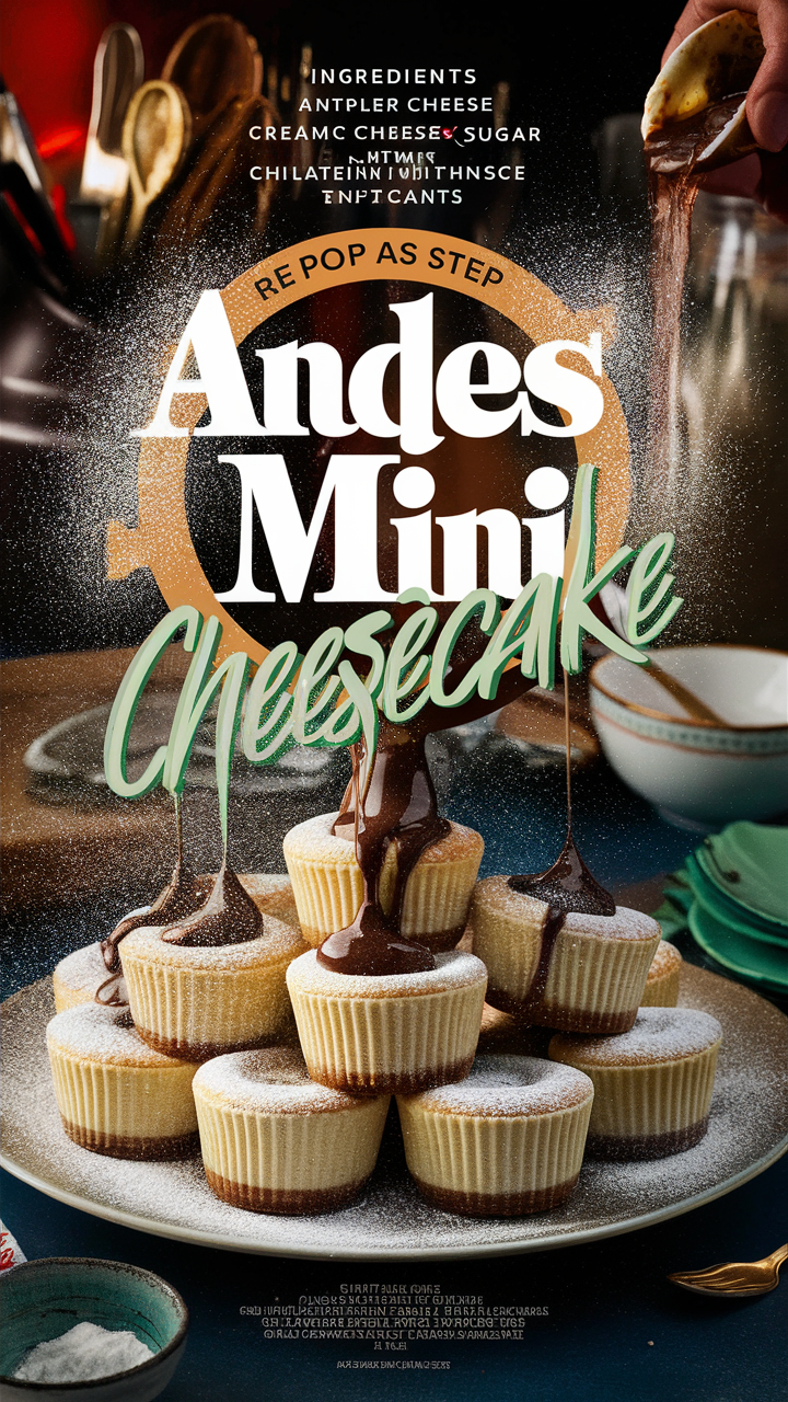 Andes mint cheesecake, mint chocolate cheesecake, no bake mint cheesecake, mini mint cheesecakes, easy mint cheesecake
