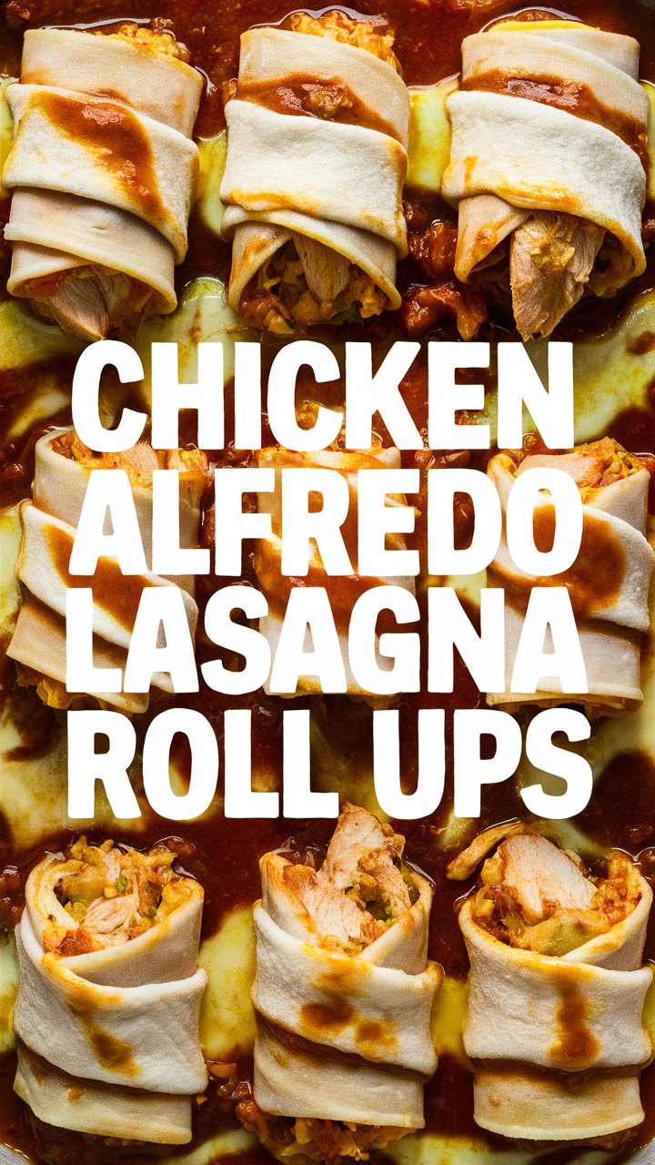 Chicken Alfredo Lasagna Roll Ups, Creamy Chicken Pasta, Cheesy Chicken Lasagna, Alfredo Sauce Recipe, Chicken Roll Ups
