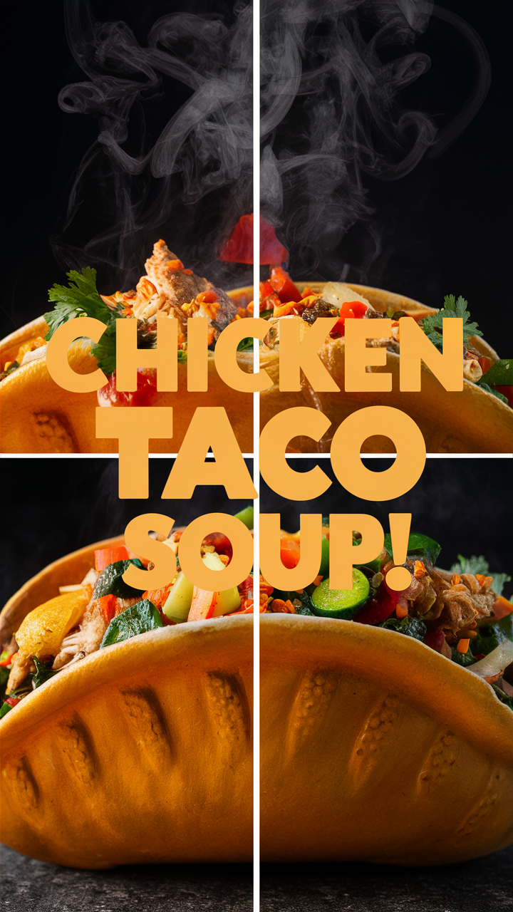 Chicken Taco Soup, Taco Soup Recipe, Homemade Soup, Mexican Soup, Chicken Taco Recipe