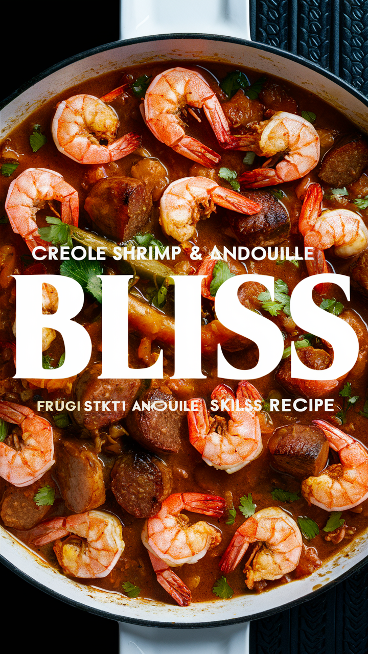 Creole Shrimp Skillet, Andouille Skillet, Shrimp Andouille, Creole Bliss, Shrimp Bliss