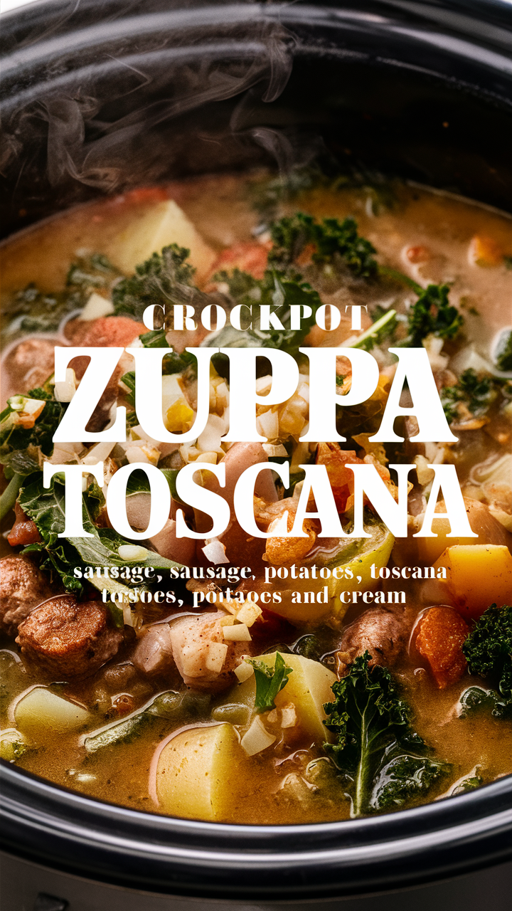 Crockpot Zuppa Toscana, 
Slow Cooker Zuppa Toscana, 
Easy Crockpot Zuppa Toscana, 
Best Zuppa Toscana Recipe, 
Homemade Zuppa Toscana