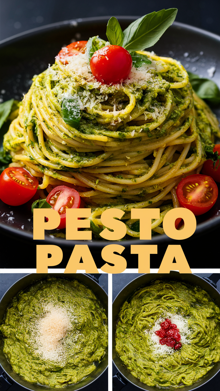 Pesto pasta recipe, Homemade pesto sauce, Delicious pasta dishes, Easy pasta recipe, Best pesto sauce
