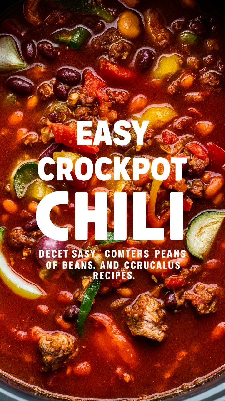 Crockpot chili recipes, Best chili recipe, Slow cooker chili, Homemade chili recipe, Classic chili recipe